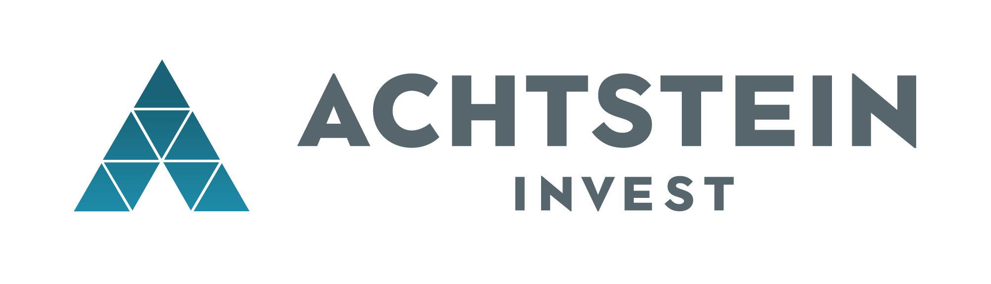 Logo Achtstein Invest blau grau