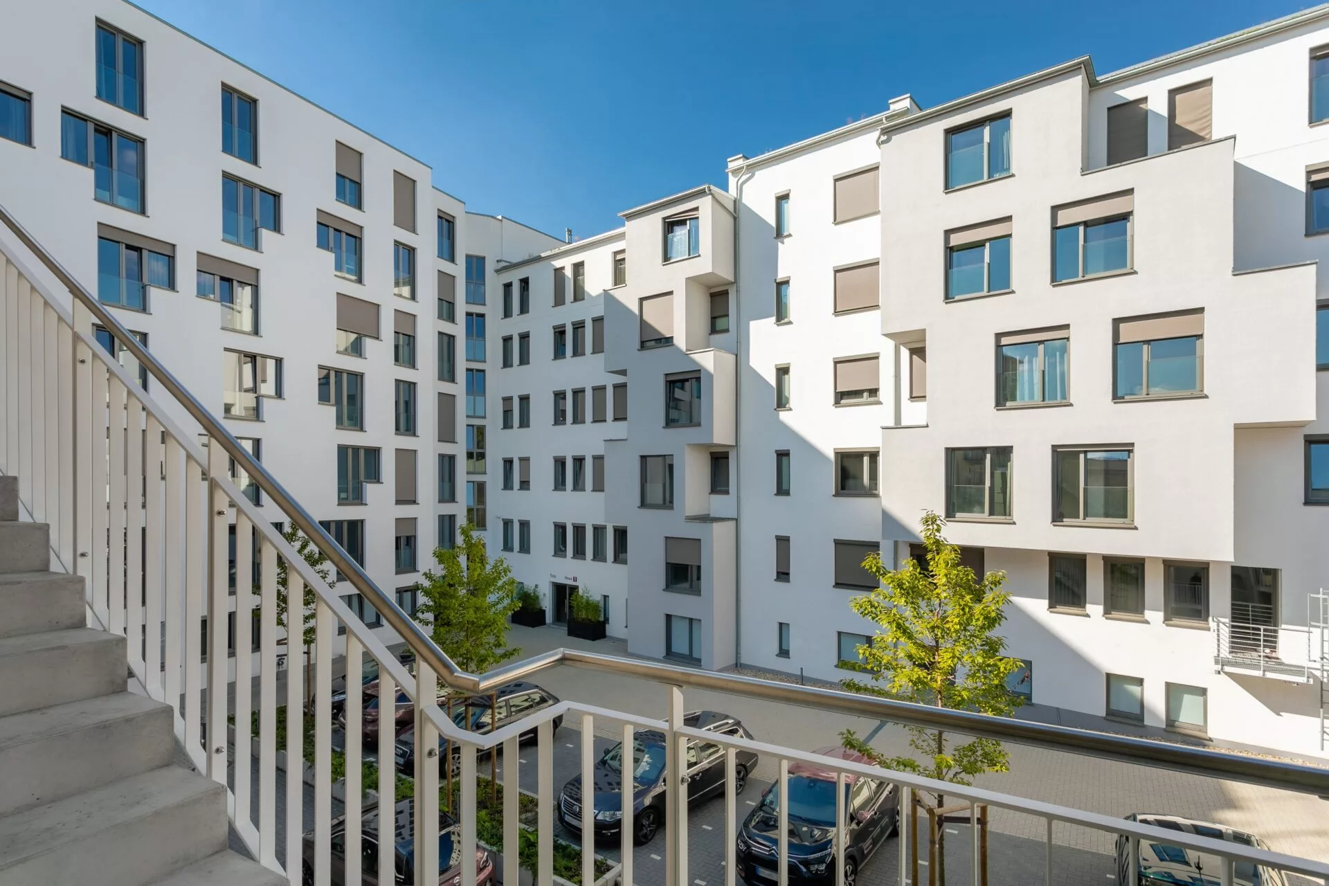 Studentenwohnheim Wuppertal Innenhof