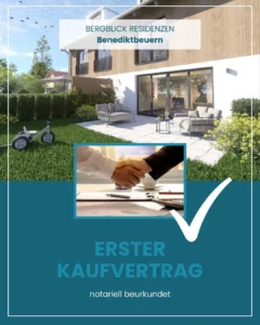 erster Kaufvertrag notariell beurkundet